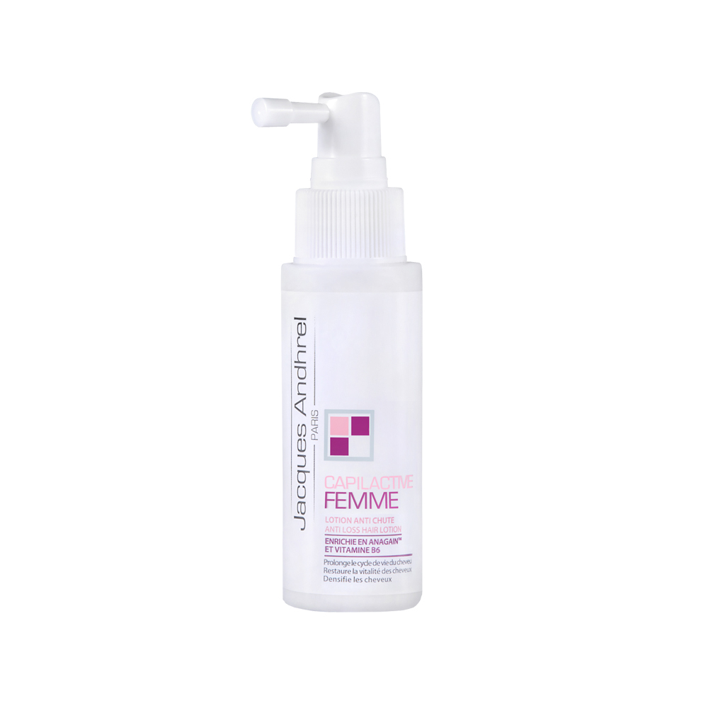 Jacques Andhrel Strengthening and Anti-Hair Loss Lotion for Women تصویر لوسیون تقویت کننده و ضد ریزش مو مناسب بانوان ژاک آندرل 60 میل